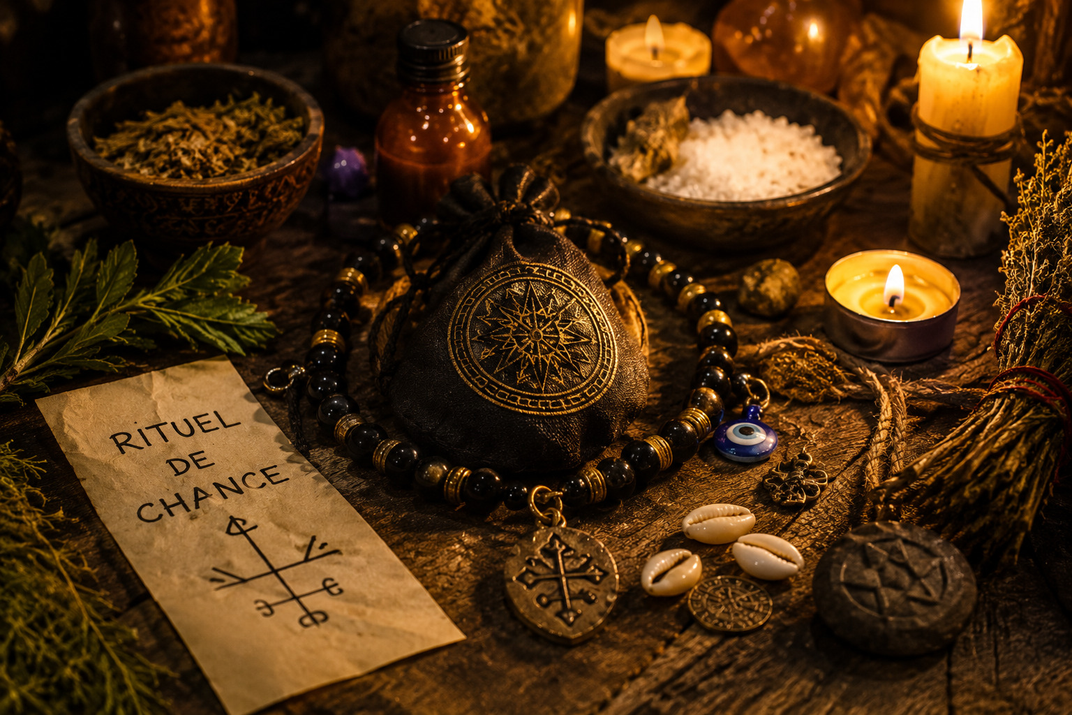 Arts divinatoires et rituels de chance — Maître Hero marabout voyant France